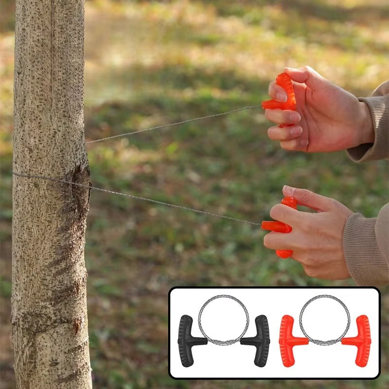 Portable Wire Saw – Stainless Steel Camping & Survival Pocket Hand Saw for Wood & PVC Cutting