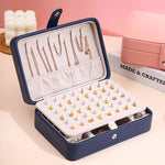 Portable Jewelry Storage Box – HighEnd, Exquisite Design, Large Capacity Travel Jewelry Organizer Bag