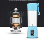 Portable USB Blender 380ML – Rechargeable Mini Juicer Cup for Shakes, Smoothies & Fresh Fruit Juicing | Travel-Friendly