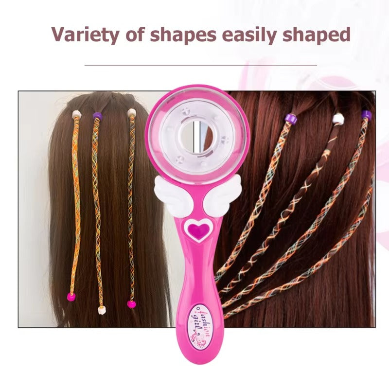 DIY Automatic Hair Braiding Machine for Kids – Electric Hair Braider Set with Accessories (Creative Styling Toy Gift)