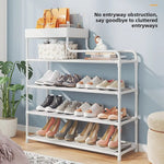 5-Tier Shoe Rack Organizer with Top Shelf – Space Saving Entryway Storage Stand