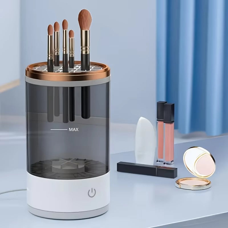 USB Powered Makeup Brush Cleaner – Battery Free Brush Washer & Dryer