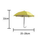 Mini Umbrella Motorcycle Phone Holder – Waterproof Sunshade Handlebar Mount