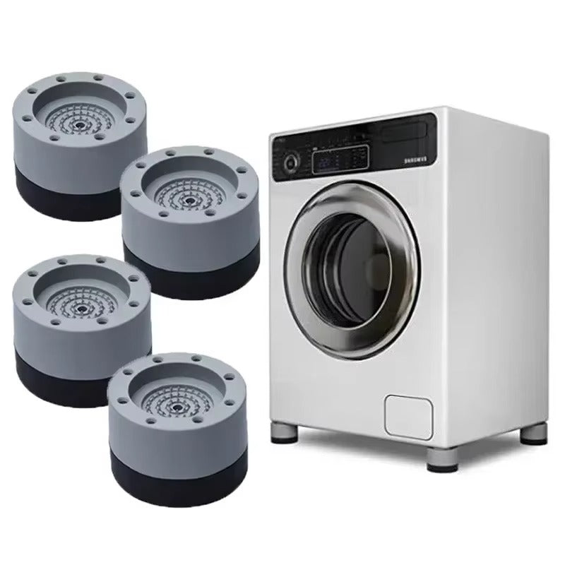 4PCS Anti-Vibration Washing Machine Pads – Non-Slip Shock Absorbing Rubber Feet