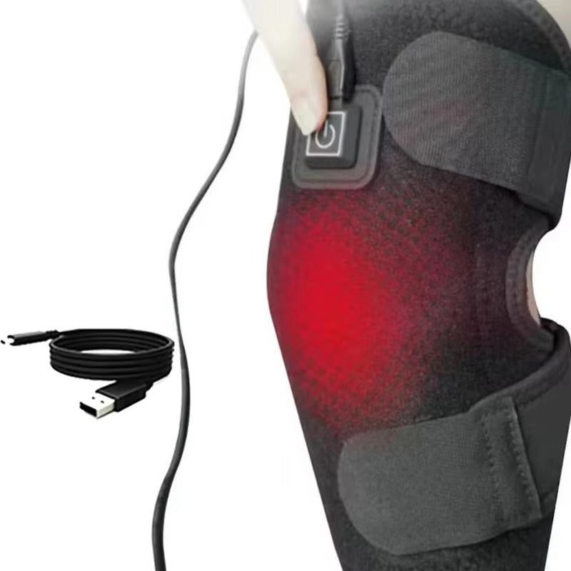 Heated Knee Pain Relief Pad – USB Electric Heating Support for Joint Pain & Muscle Recovery