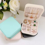 Portable Jewelry Storage Box – HighEnd, Exquisite Design, Large Capacity Travel Jewelry Organizer Bag