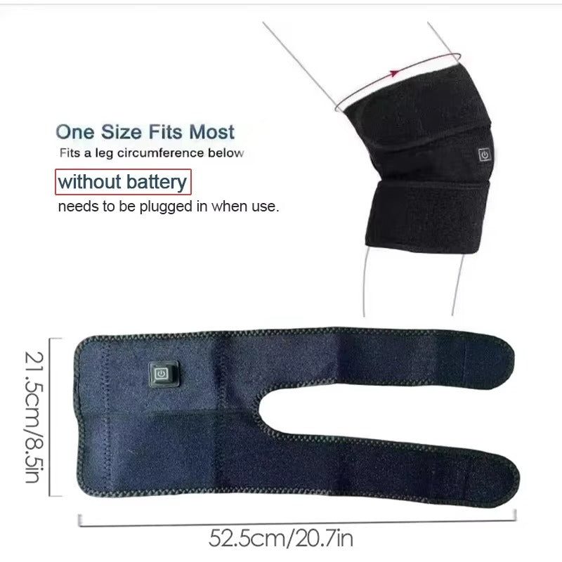 Heated Knee Pain Relief Pad – USB Electric Heating Support for Joint Pain & Muscle Recovery