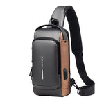 Multifunction USB Charging Sling Bag – Anti-Theft Crossbody Bag for Travel, Gym & Outdoor