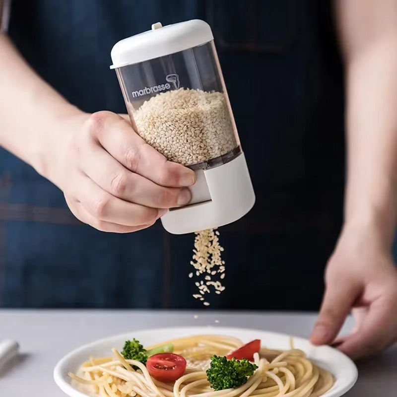 Modern Spice & Salt Jar with Press Type Lid