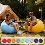 Inflatable Lazy Sofa – Foldable Bean Bag Style | Multicolor Comfort Chair