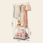 Multifunctional Clothes Rack – Floor Standing Mobile Garment Organizer & Drying Rack