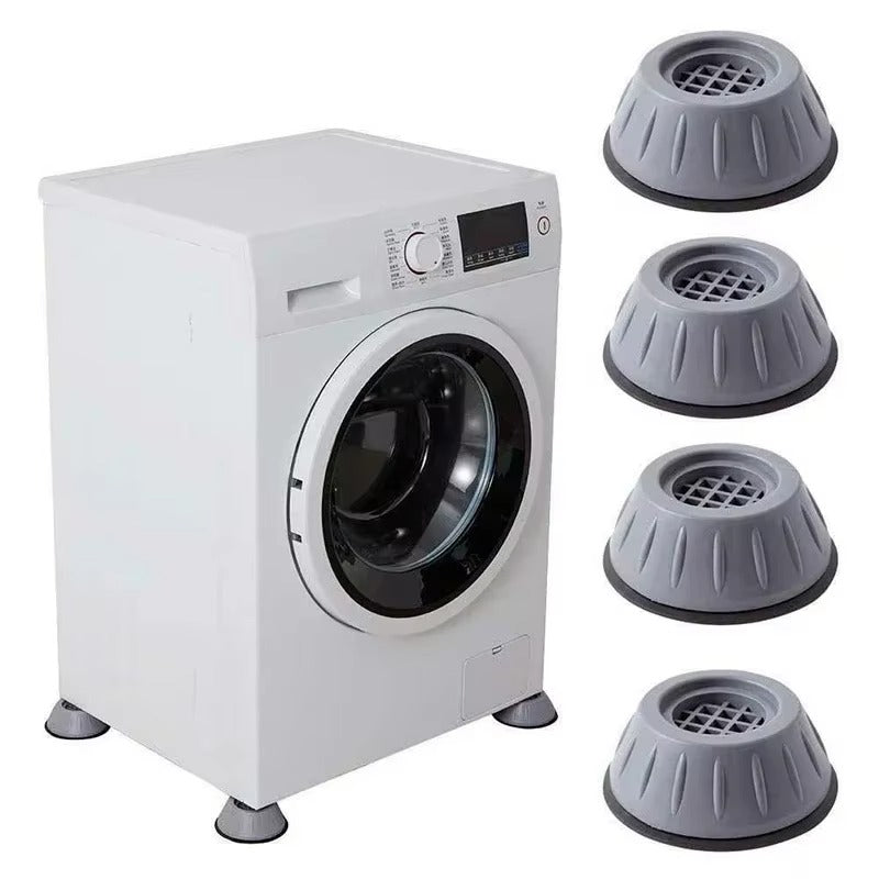 4PCS Anti-Vibration Washing Machine Pads – Non-Slip Shock Absorbing Rubber Feet