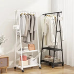Multifunctional Clothes Rack – Floor Standing Mobile Garment Organizer & Drying Rack