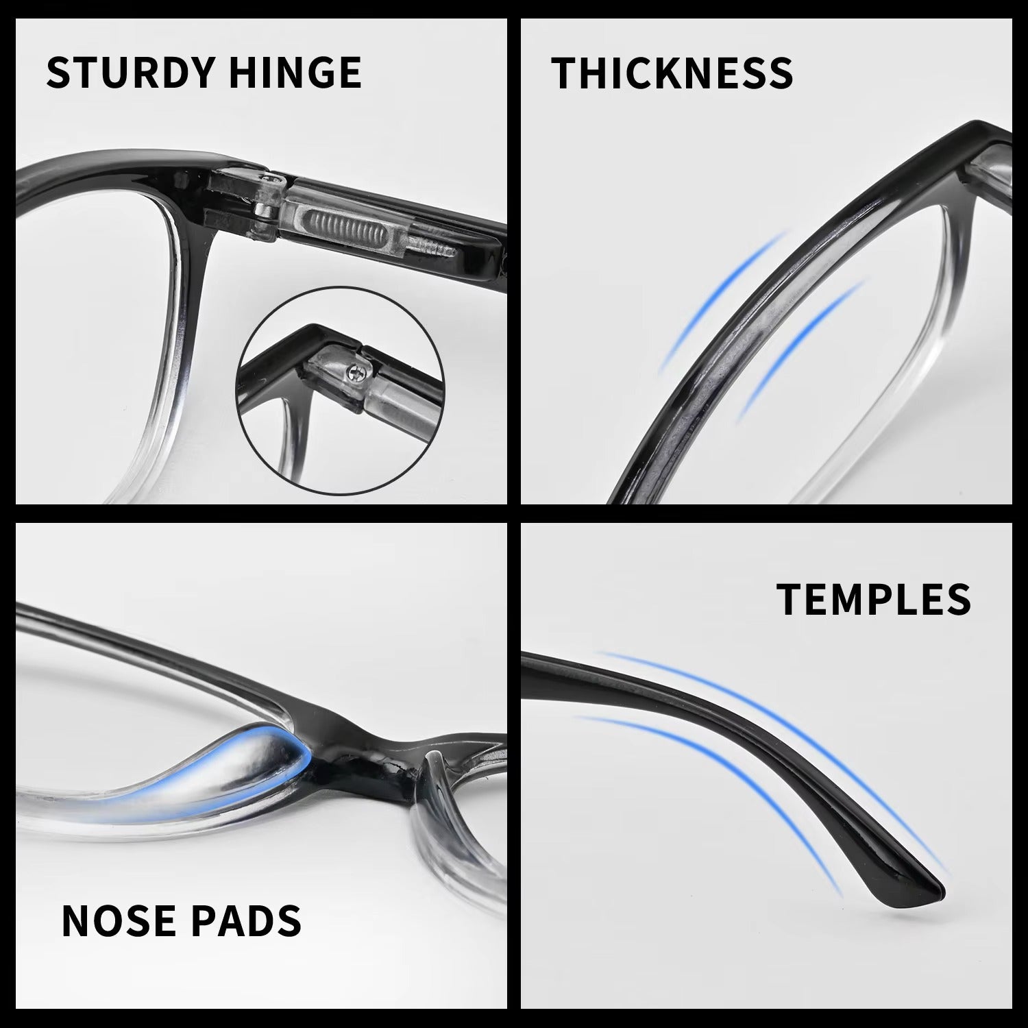 Flex Focus Adjustable Reading Glasses – Auto Focus Vision Eyewear