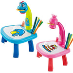 Kids LED Drawing Projector Table – Educational Art Painting Board with Smart Projection