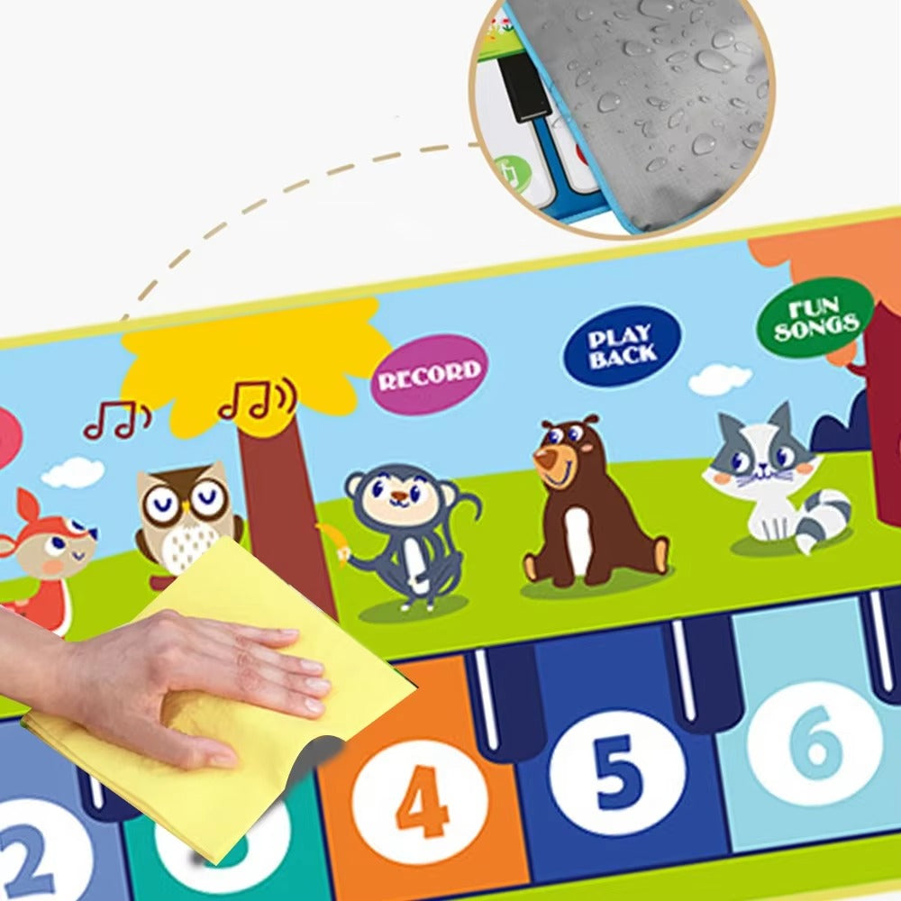 Kids Musical Piano Mat – Interactive Dance Floor Keyboard Toy for Toddlers (Learning & Play Music Mat)