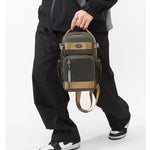 Men’s Crossbody Sling Bag – Compact Travel Chest Bag with Multi Pockets