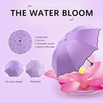 Magic Flower Color Changing Umbrella – Three Fold Windproof Anti-UV Sun & Rain Folding Umbrella