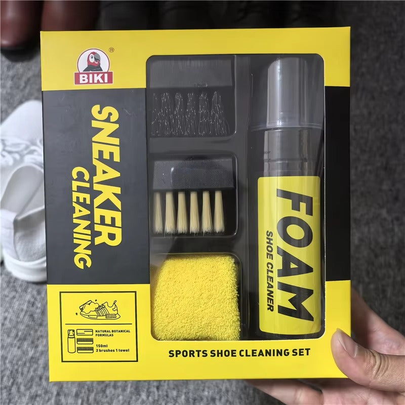 Premium Sneaker Cleaning Kit – Water-Free Foam Shoe Cleaner Set 150ML