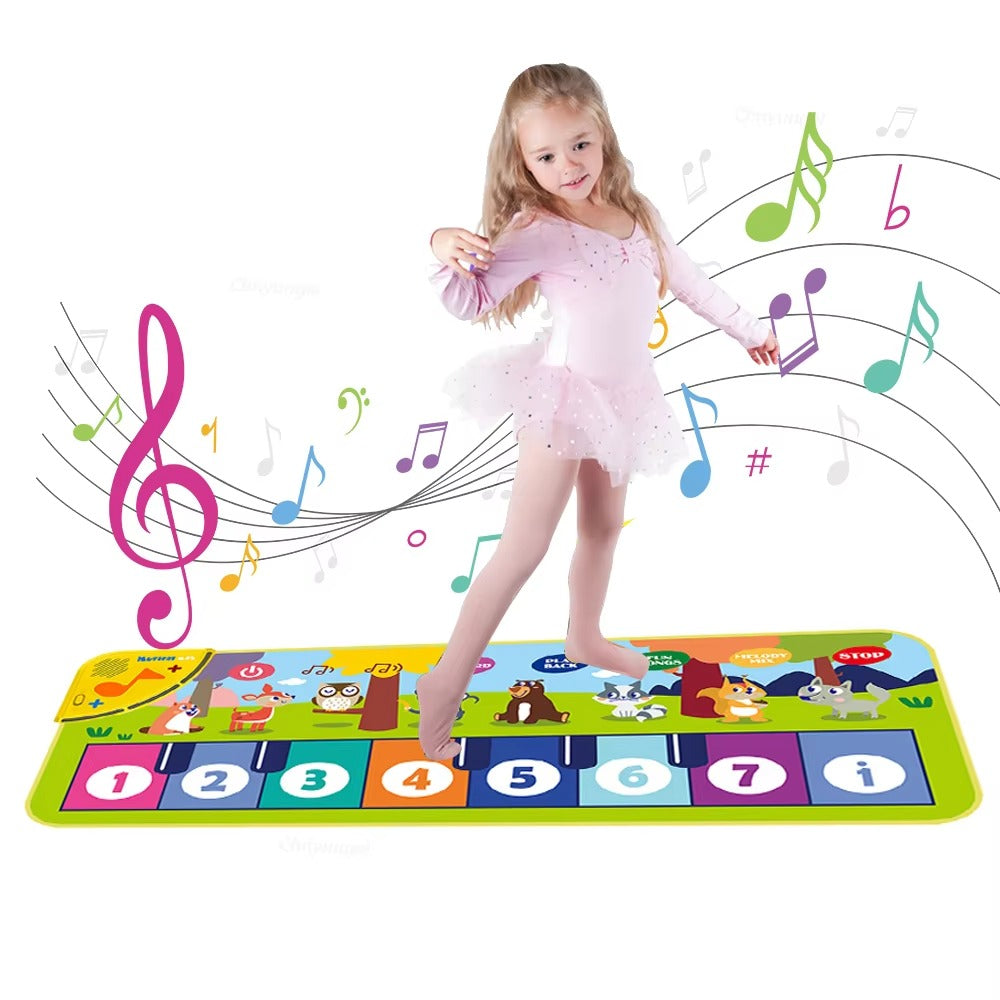 Kids Musical Piano Mat – Interactive Dance Floor Keyboard Toy for Toddlers (Learning & Play Music Mat)