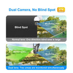 4MP Dual Lens WiFi Security Camera – Outdoor PTZ CCTV with Night Vision, AI Motion Detection & Mobile App (V380 Pro)