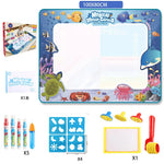 Magic Water Drawing Mat (100x80CM) – Reusable Mess-Free Kids Painting & Doodle Board with Magic Pens
