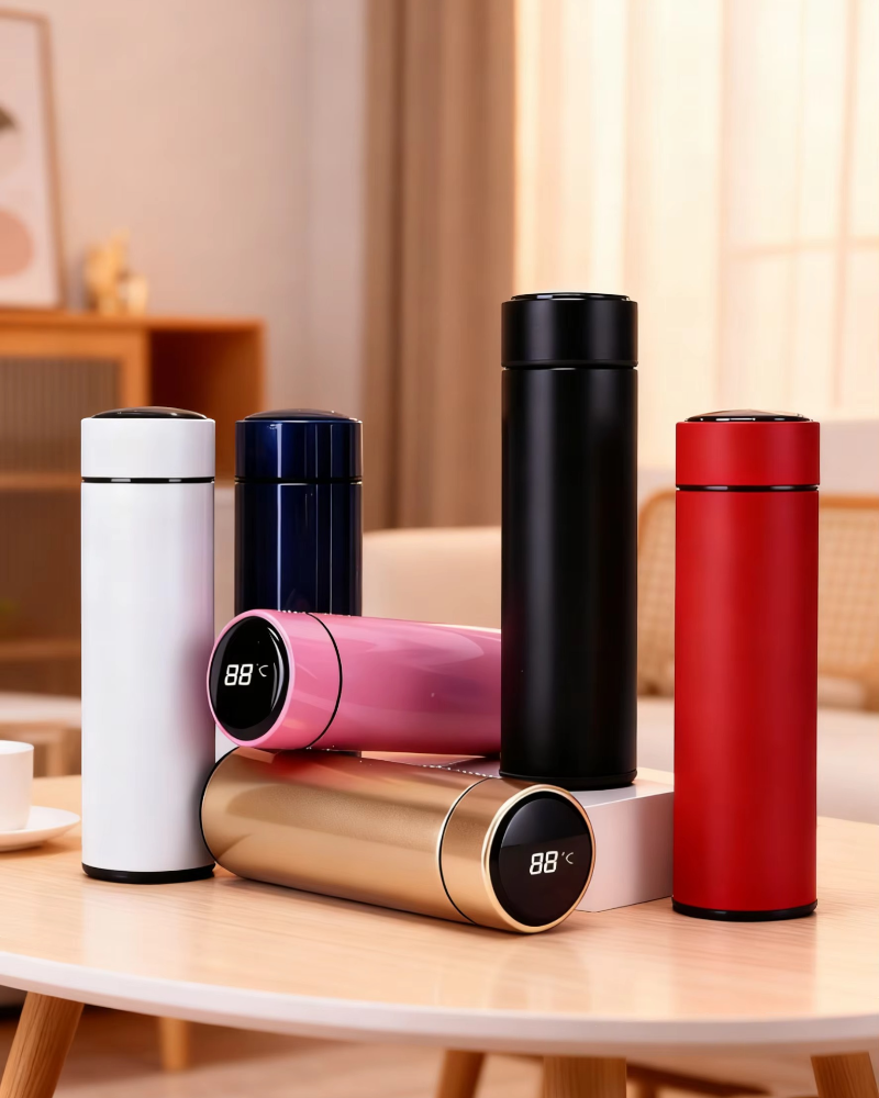 500 ml Smart LED Temperature Display Thermos Bottle