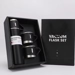 500ml Stainless Steel Vacuum Flask Gift Set – Thermal Insulated Bottle & Couple Cup
