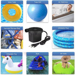 2 in 1 Electric Air Pump – Inflator for Inflatables, Camping Beds, and Pools