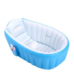 Inflatable Baby Bath Tub – Foldable Portable Newborn Bath Basin with Air Pump (Safe & Comfortable Baby Bath)