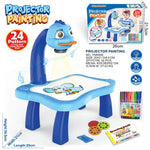 Kids LED Drawing Projector Table – Educational Art Painting Board with Smart Projection