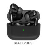 Black Pods A7 Pro TWS Wireless Earbuds – Bluetooth 5.3 with Charging Case