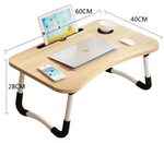 Multifunctional Folding Laptop Table – Adjustable Legs, Space Saving Portable Desk for Bed & Sofa
