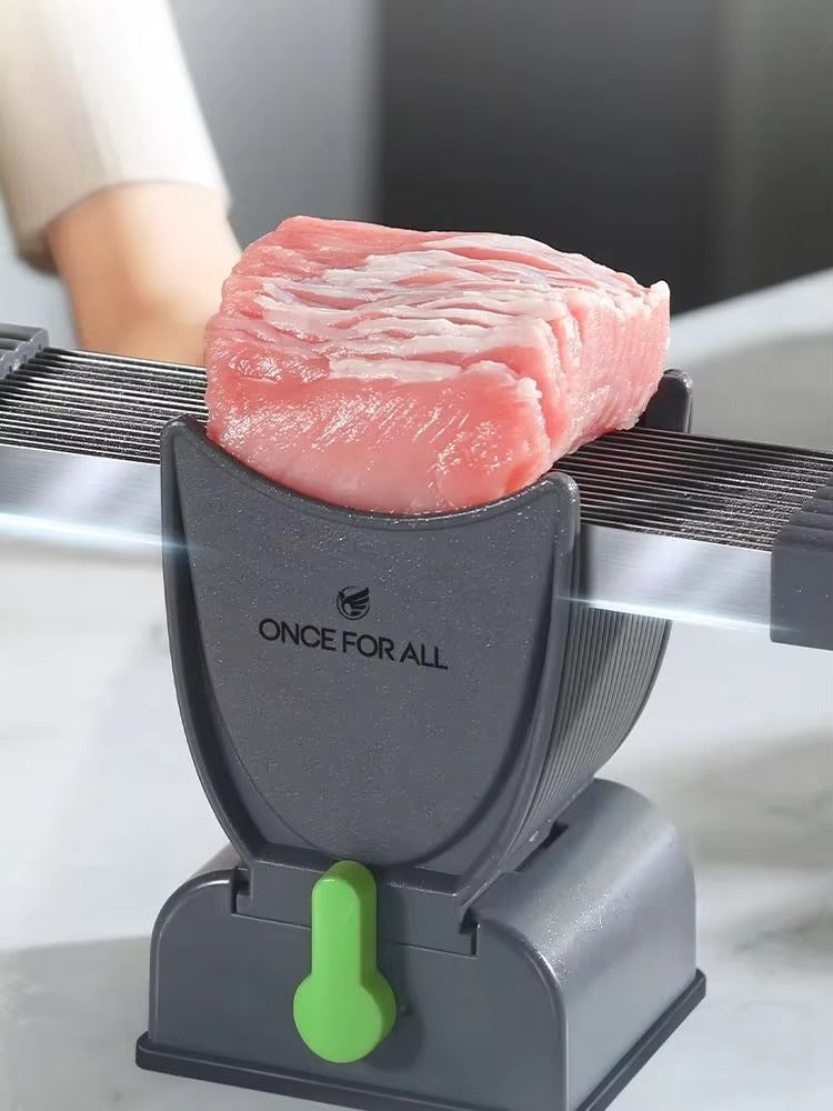 Manual Meat Slicer & Cutter Set – Multi-Blade Fresh Meat Slicing Tool
