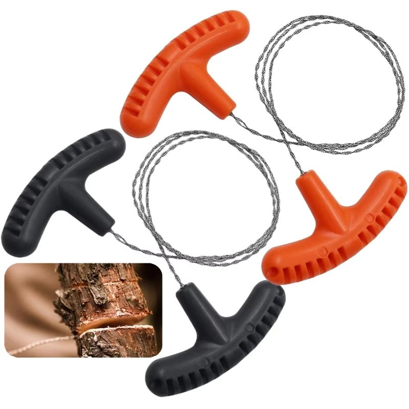 Portable Wire Saw – Stainless Steel Camping & Survival Pocket Hand Saw for Wood & PVC Cutting