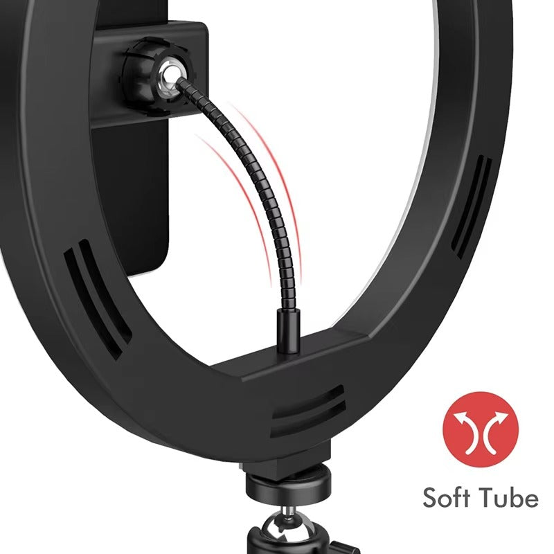 10-Inch LED Ring Light with Tripod & Remote – Dimmable Selfie & Video Light