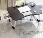 Multifunctional Folding Laptop Table – Adjustable Legs, Space Saving Portable Desk for Bed & Sofa