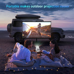 HY300 Mini Smart Projector – Android 11, WiFi 6, 4K Support, 180° Rotation & Auto Keystone