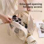 Dry-Wet Separation Travel Bag – Large Capacity Transparent Gym & Swimming Bag