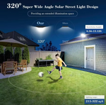 60W Solar LED Outdoor Light – Motion Sensor Waterproof Security Wall Lamp with Remote Control