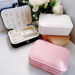 Portable Jewelry Storage Box – HighEnd, Exquisite Design, Large Capacity Travel Jewelry Organizer Bag