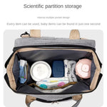 Mommy Diaper Bag Backpack – Large Capacity Baby Travel Bag with Changing Mat & Bottle Storage