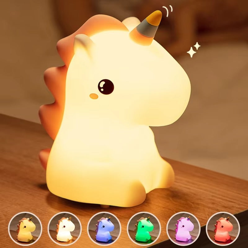 Rainbow Unicorn LED Night Light – Soft Glow Magical Gift