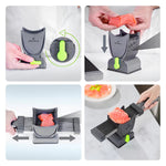 Manual Meat Slicer & Cutter Set – Multi-Blade Fresh Meat Slicing Tool