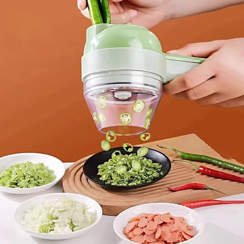 Multifunctional Electric Food Chopper – Rechargeable Mini Processor for Vegetables, Fruits, Meat &amp; More