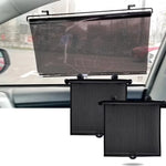 Automatic Roll Up Heat Insulation Sunshade Curtain – 40×125?cm Mesh PVC Roller for Car