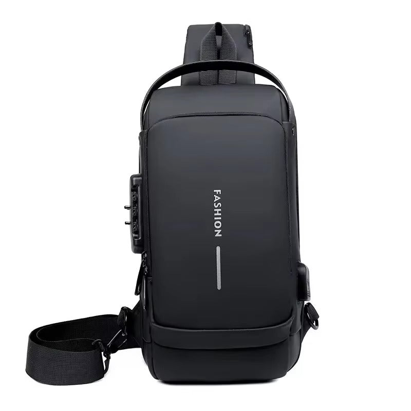 Multifunction USB Charging Sling Bag – Anti-Theft Crossbody Bag for Travel, Gym & Outdoor