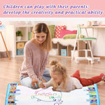 Magic Water Drawing Mat (100x80CM) – Reusable Mess-Free Kids Painting & Doodle Board with Magic Pens