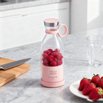 Portable USB Electric Juicer Blender – Mini Fruit Mixer & Smoothie Maker Cup (420ml)