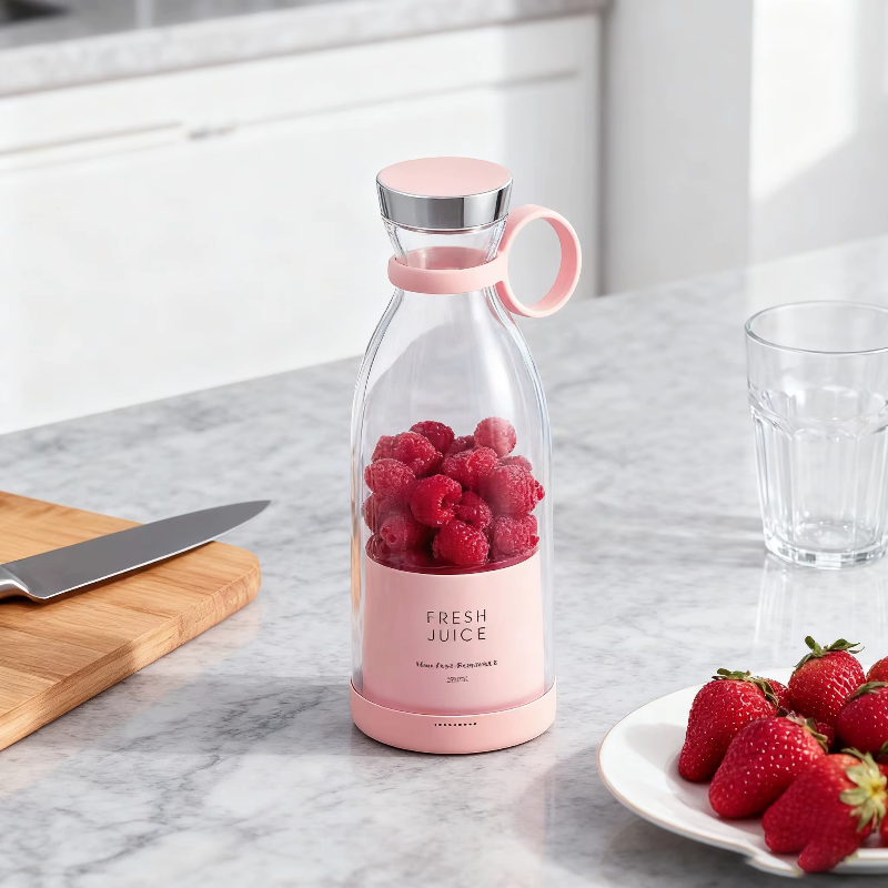 Portable USB Electric Juicer Blender – Mini Fruit Mixer & Smoothie Maker Cup (420ml)